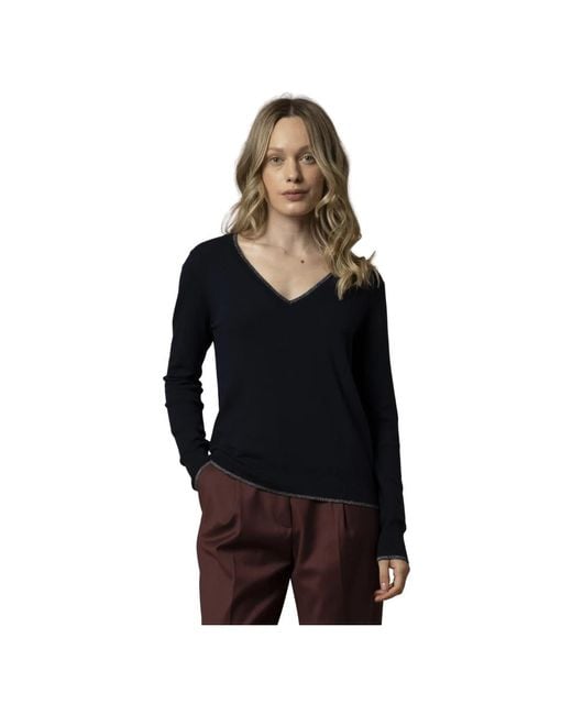 Kocca Black V-Neck Knitwear
