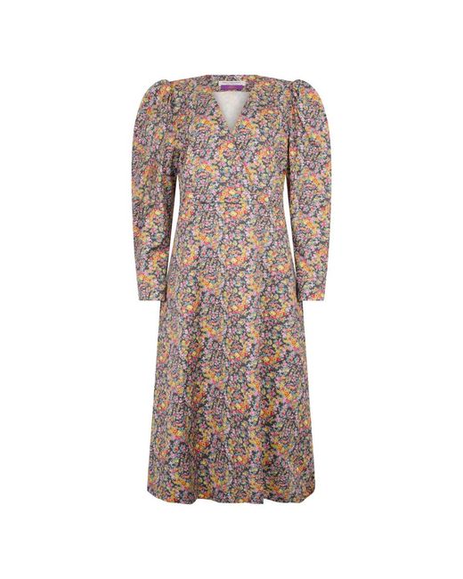 Philosophy Di Lorenzo Serafini Brown Midi Dresses