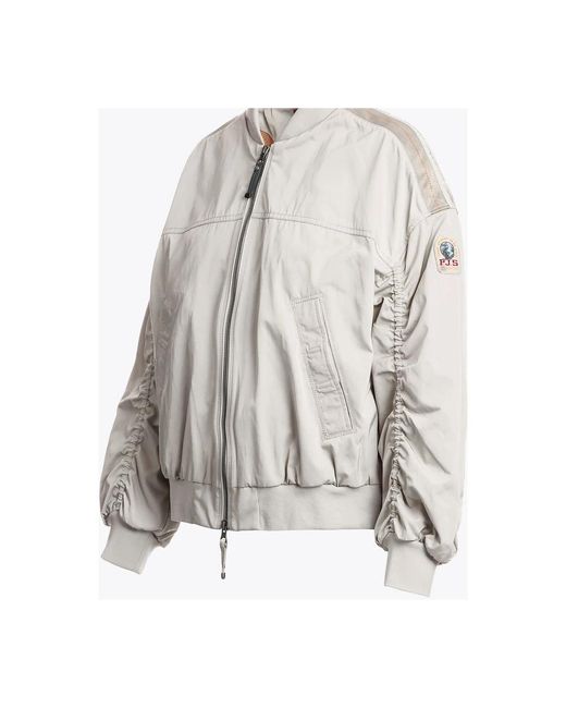 Parajumpers White Bomber Jackets