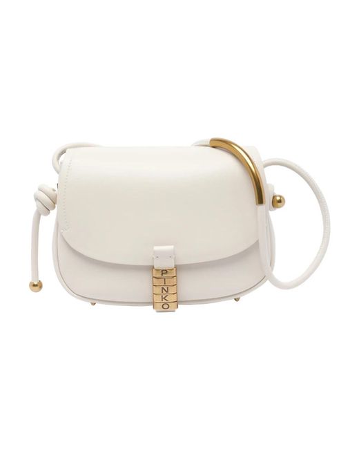 Pinko White Cross Body Bags