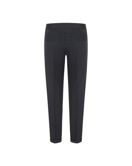 Cambio Blue Straight Trousers