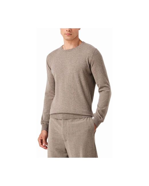Giorgio Armani Rundhals pullover sweater,corda rundhals pullover sweater in Gray für Herren