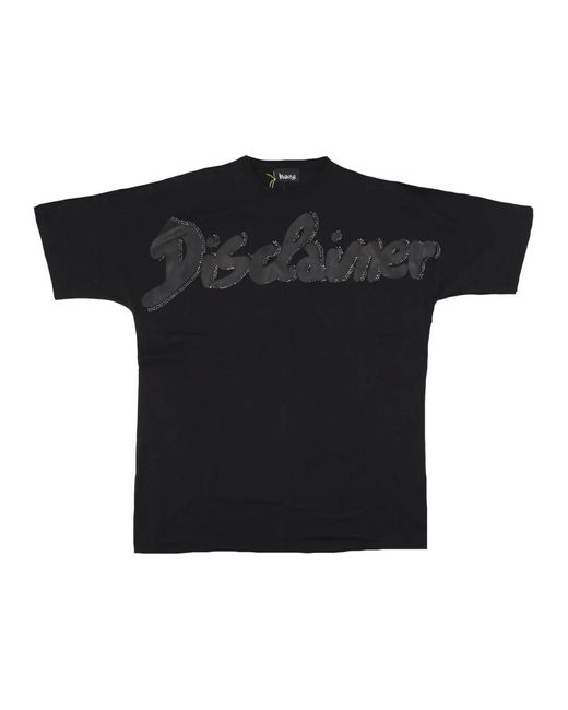 DISCLAIMER Black Schwarzes logo tee streetwear