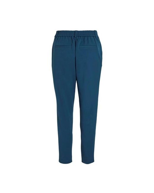 Vila Blue Slim-Fit Trousers