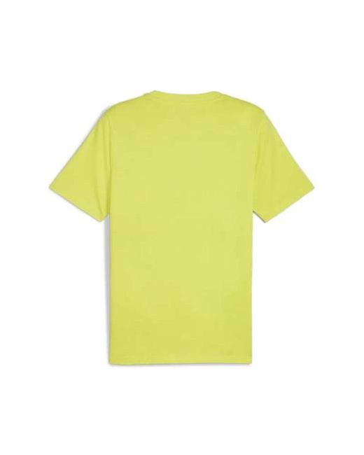 PUMA Logo lab t-shirt in Yellow für Herren