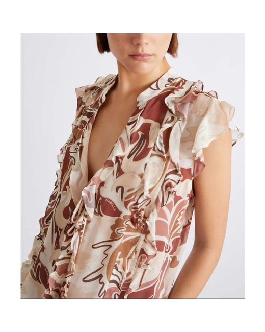 Blouses Marella en coloris Pink