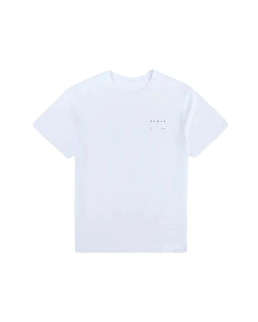 Hogan White Versatile T-Shirt With Calf Leather Accents for men