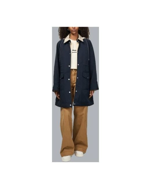 Moncler Blue Parkas for men