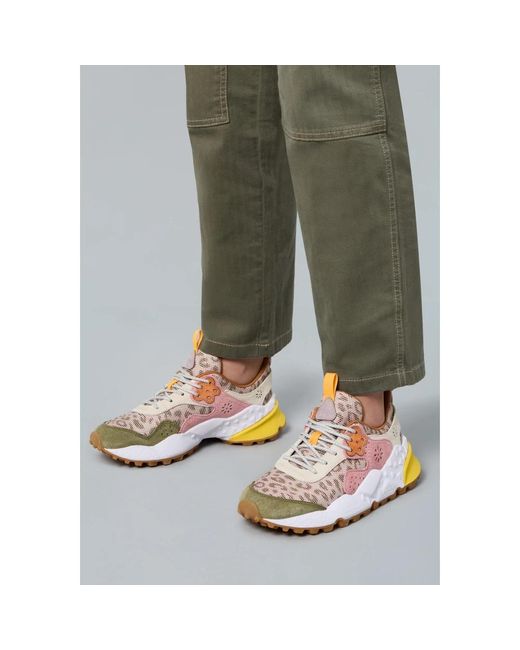 Flower Mountain Pink Sneakers