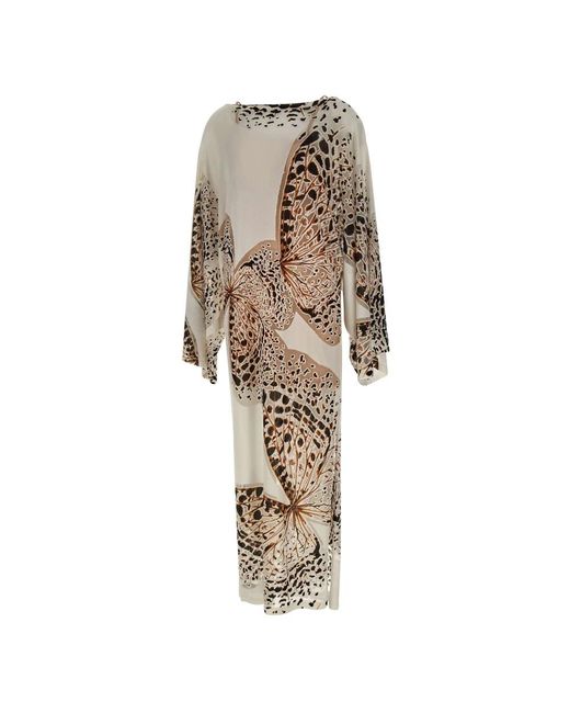 Blumarine Natural Maxi Dresses
