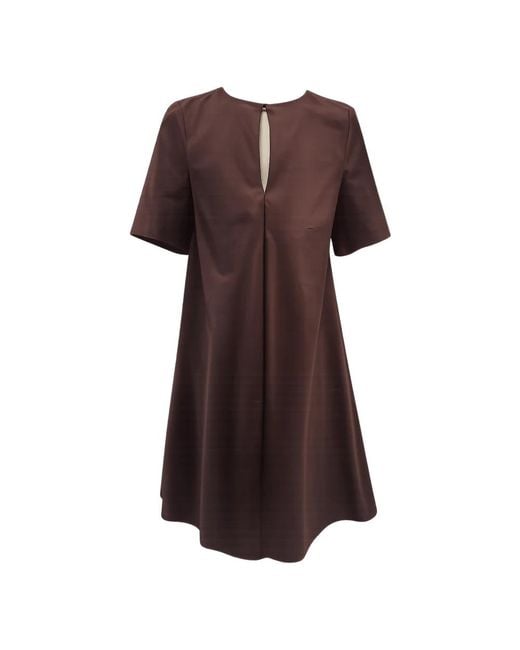 Kaos Brown Short Dresses