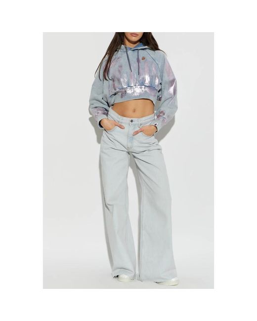 A Bathing Ape Blue Kapuzenpullover