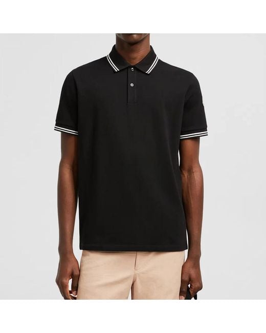 Polo Shirts Moncler pour homme en coloris Black