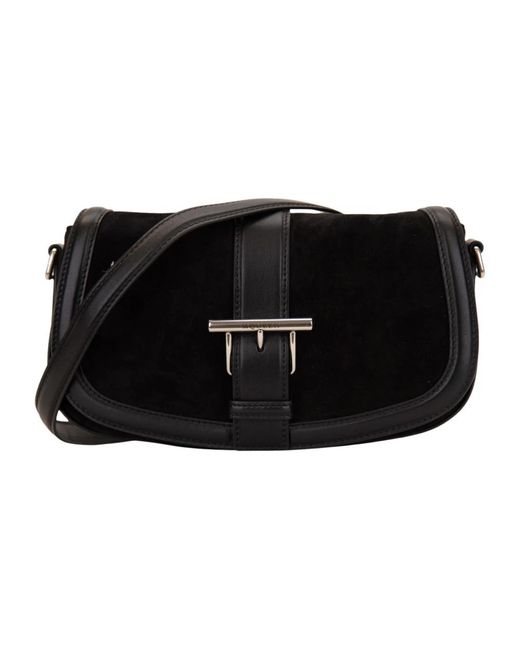 McQueen Black Cross Body Bags