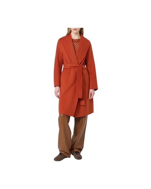 Max Mara Cles Omslagjas in het Red