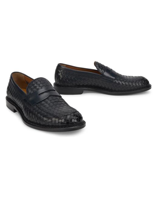 Doucal's Black Loafers for men