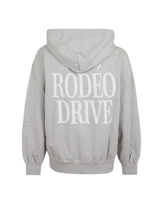 1989 STUDIO Gray Hoodies for men