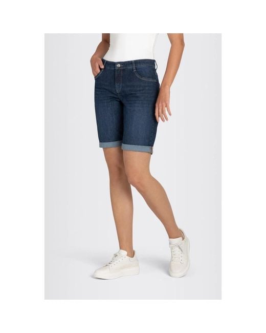 M·a·c Blue Denim Shorts