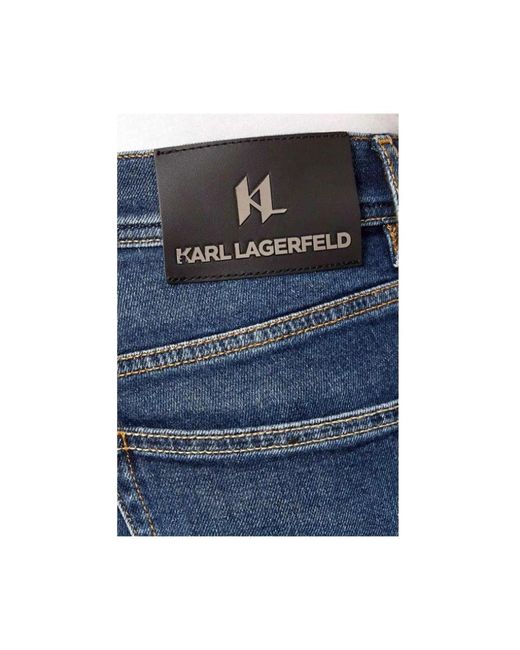 Karl Lagerfeld Blue Slim Fit Jeans for men