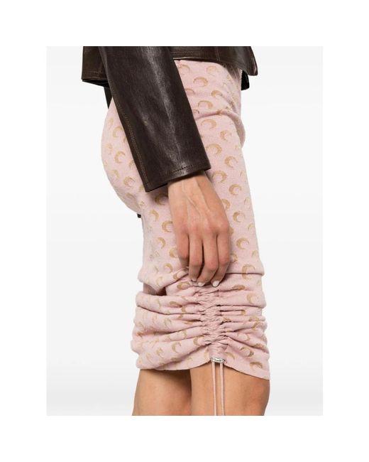 MARINE SERRE Pink Skirts