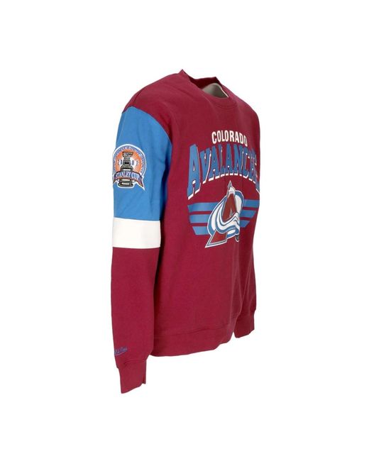 Sweatshirts Mitchell & Ness de hombre de color Red