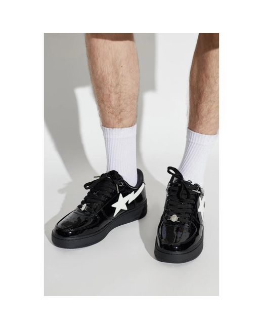 A Bathing Ape Black Sneakers for men