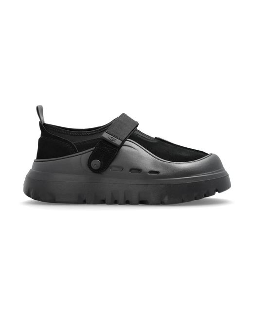 Ugg Schoenen ,Zwart ,Leer Schoenen M Peakmod Lowcut in het Black voor heren