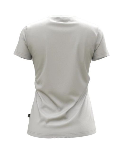 PUMA Gray Weiße t-shirt mit logo-print