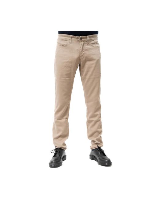 Jeckerson Natural Straight Trousers for men
