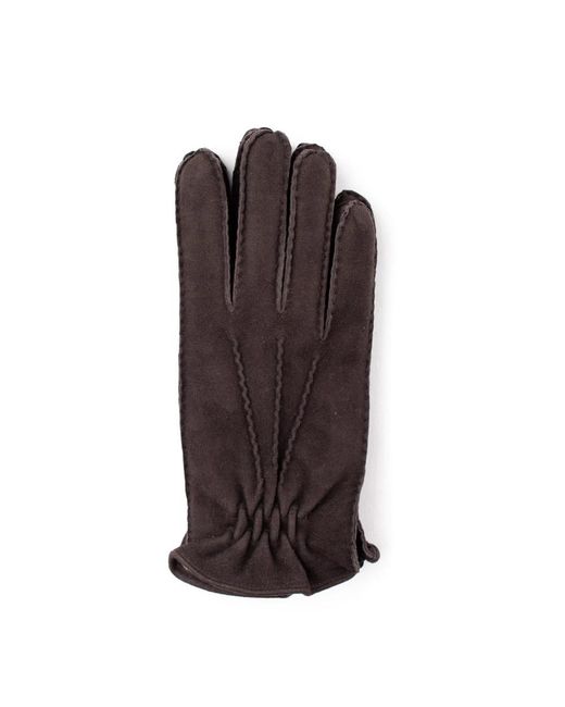 Orciani Kaschmirgefütterte wildlederhandschuhe in Brown für Herren