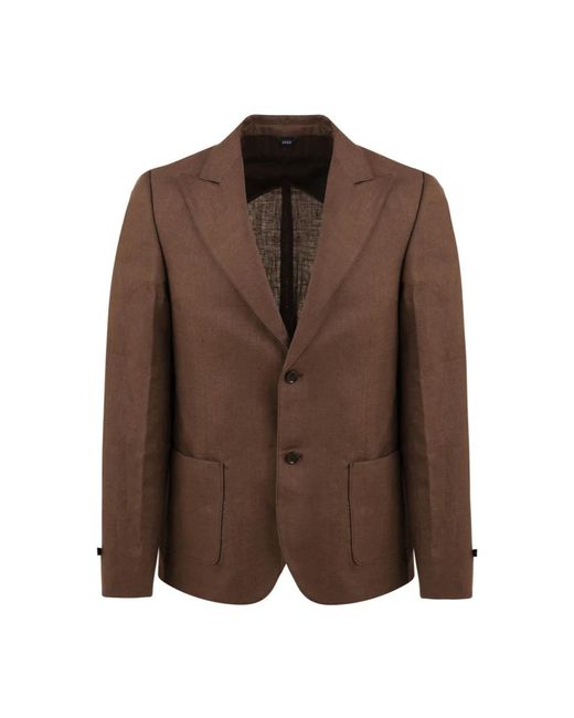 Daniele Alessandrini Braune jacke amalfi 24 in Brown für Herren
