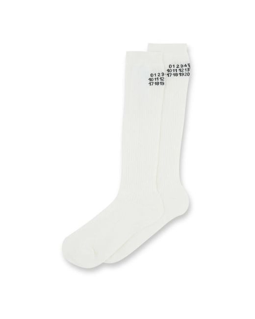 MM6 by Maison Margiela White Socks