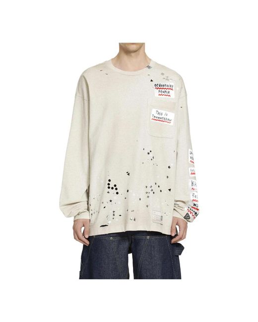 Maison Mihara Yasuhiro Natural Sweatshirts for men