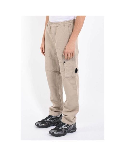 Straight Trousers C P Company pour homme en coloris Natural