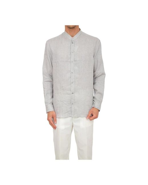 Emporio Armani Gray Casual Shirts for men