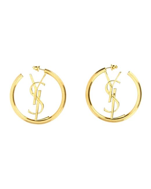 Saint Laurent Metallic Earrings
