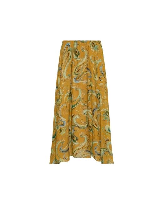 Marella Yellow Maxi Skirts