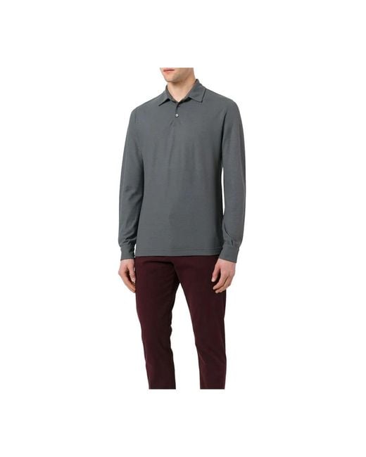 Zanone Gray Sweatshirts for men