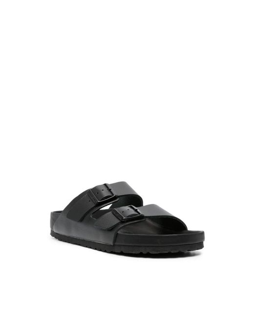 Birkenstock Black Sliders for men
