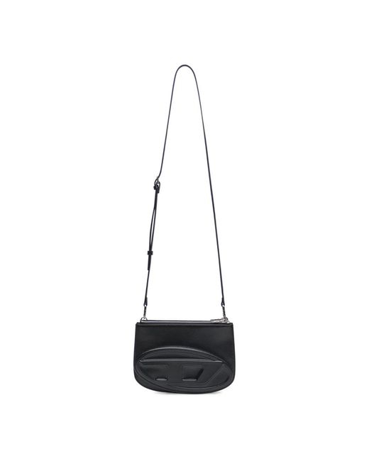 DIESEL Black Cross Body Bags
