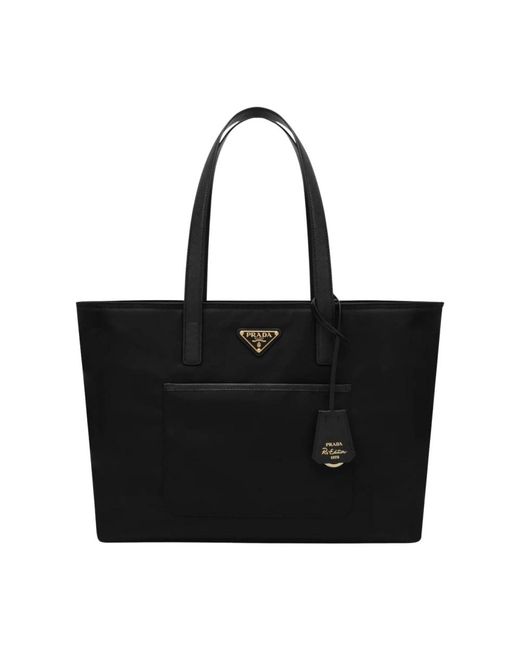 Tote Bags Prada de color Black