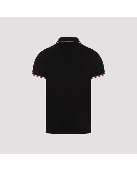 Moncler Black Polo Shirts for men