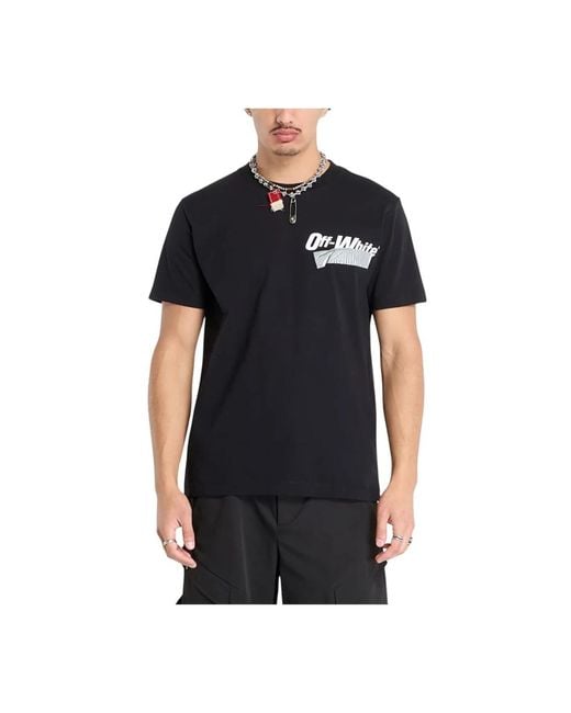 Off-White c/o Virgil Abloh Schwarze T-Shirts Und Polos in Black für Herren