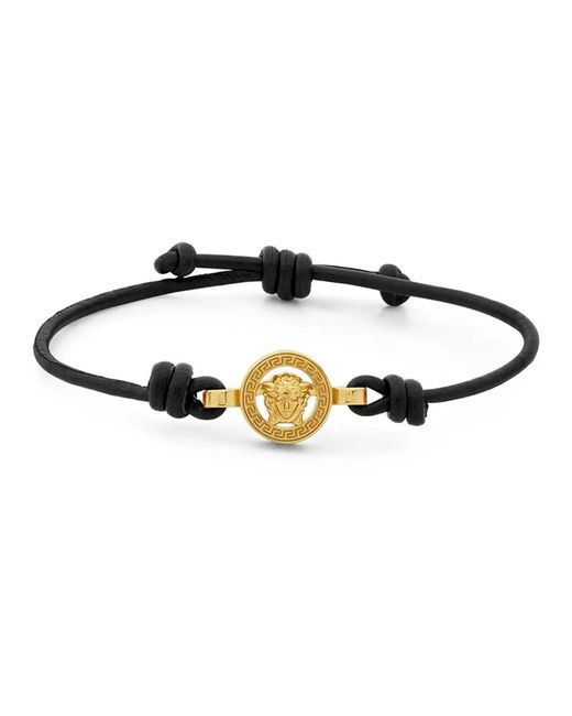 Bracelets Versace de hombre de color Black