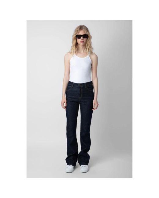 Zadig & Voltaire Blue Flared Jeans