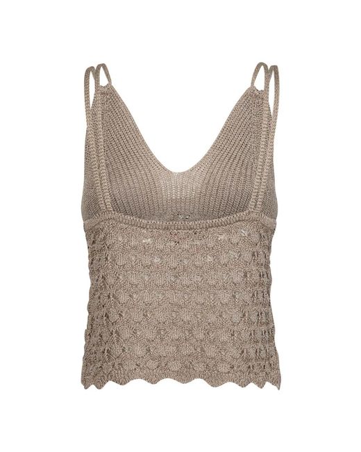 Akep Tops ,Denim Top in het Gray