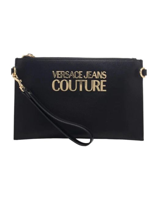 Borsa couture nera di Versace Jeans in Black