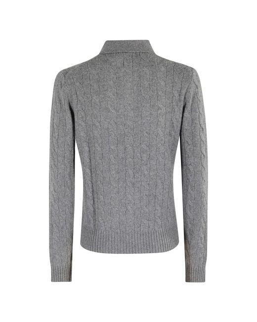 Polo Ralph Lauren Gray Round-Neck Knitwear