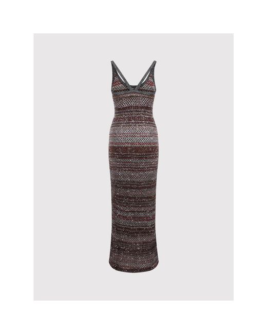 Missoni Brown Knitted Dresses