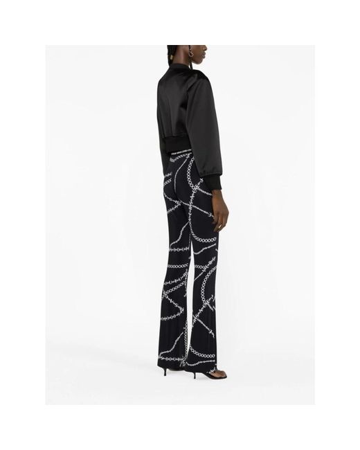Versace Jeans Couture Flared Broek in het Black